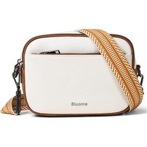 Bluome 4 Zips Crossbody Bags Purses Handbags For Women Small Pu Leather